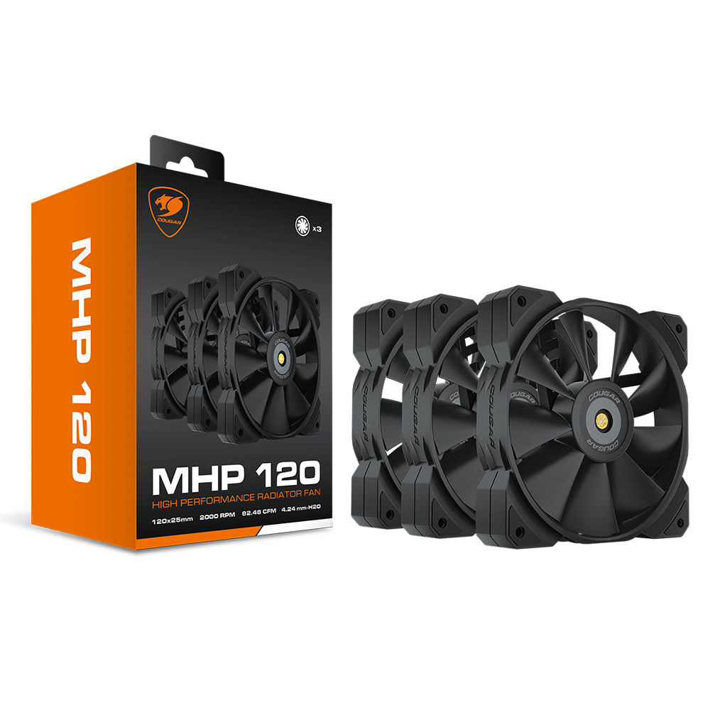 MHP 120 Cooling fan Kit - 3 PC, BK