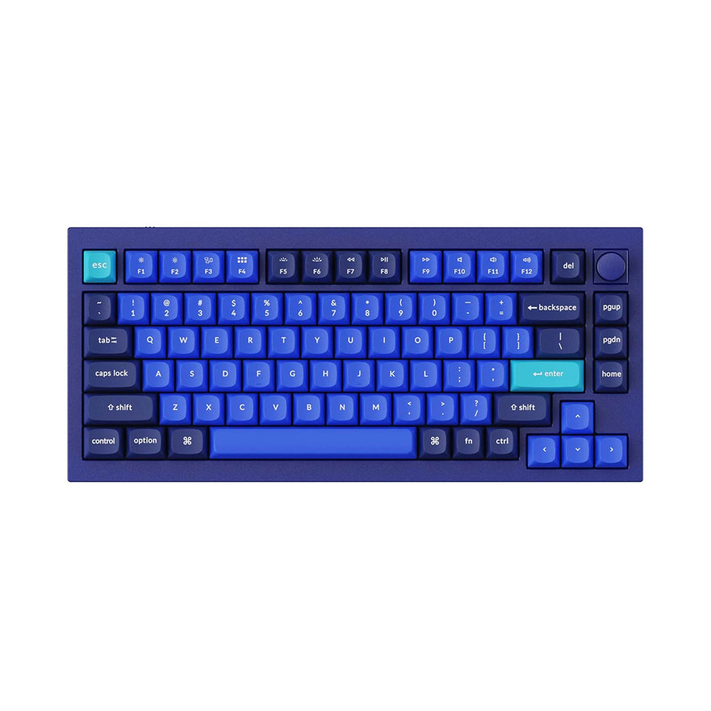Q1 Hotswap V2, Blue - Gateron Pro Blue
