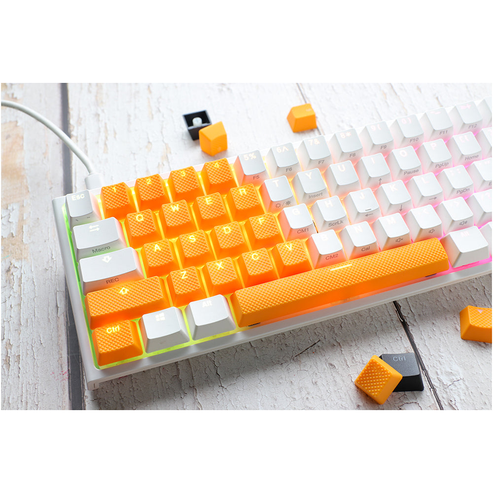 Ensemble de touches de jeu en caoutchouc - Jaune - 31 pièces
