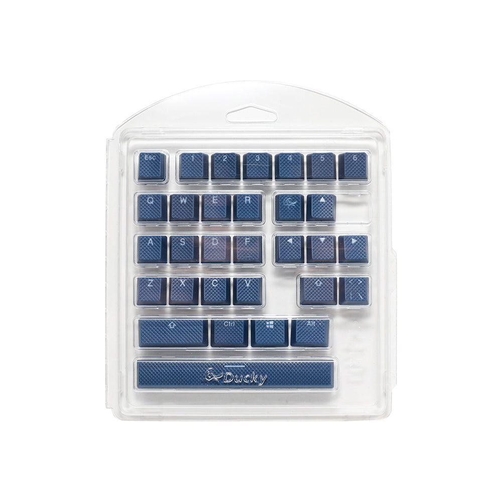 Ensemble de touches de jeu en caoutchouc - Bleu marine - 31 pièces