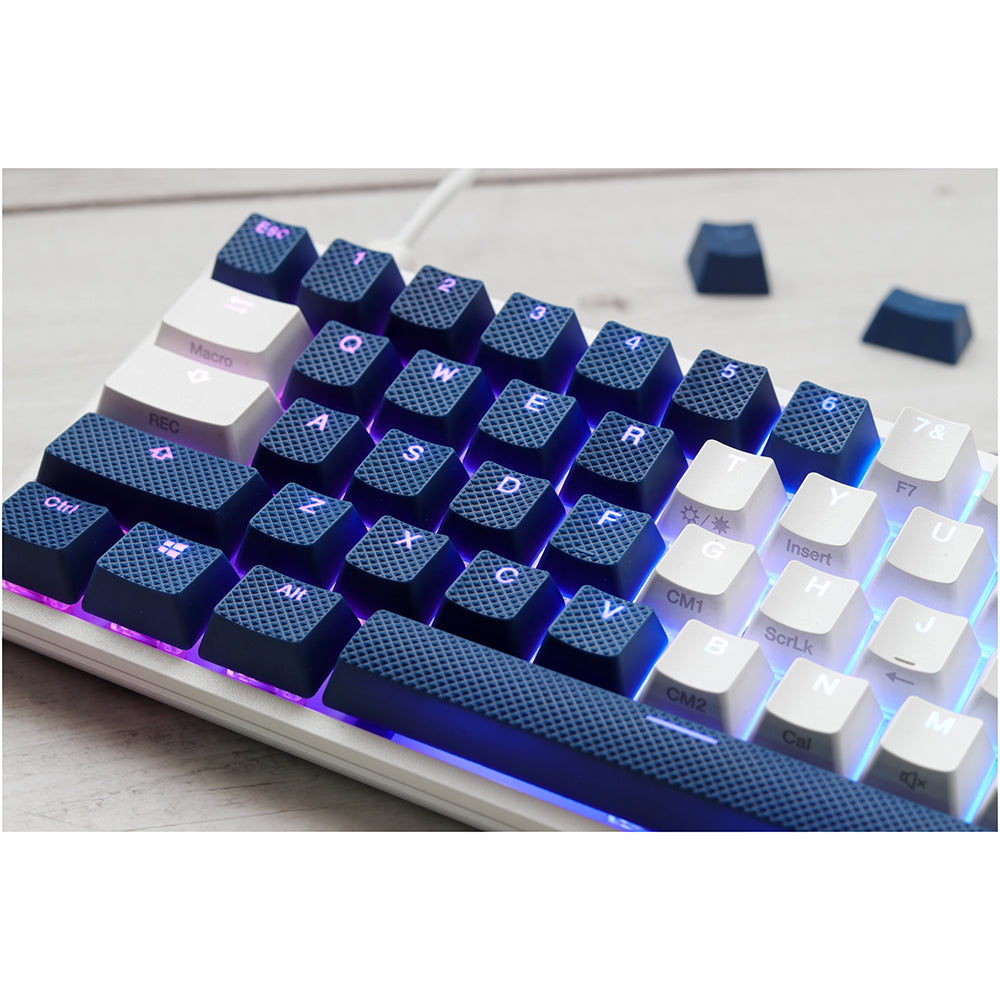 Ensemble de touches de jeu en caoutchouc - Bleu marine - 31 pièces
