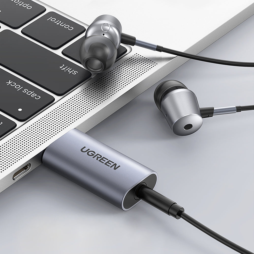 USB-A To 3.5mm External Sound Adapter