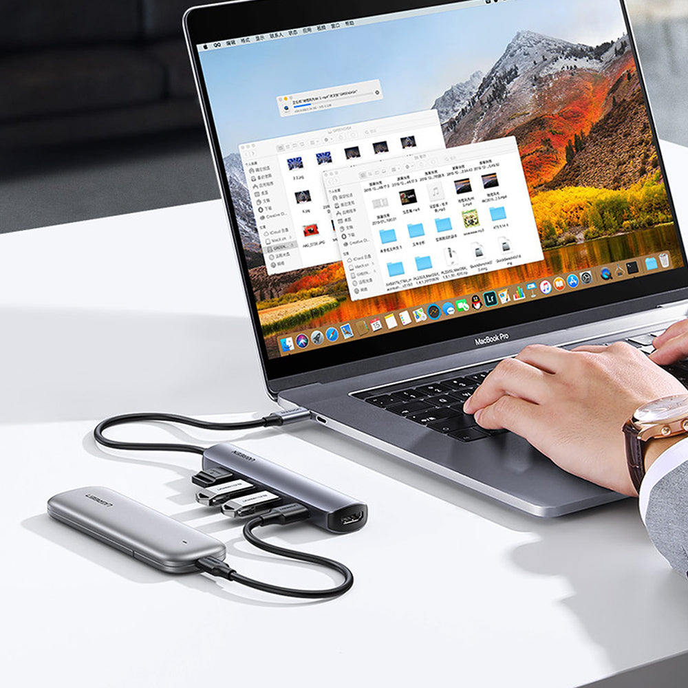USB-C Hub - HDMI, 4x USB-A